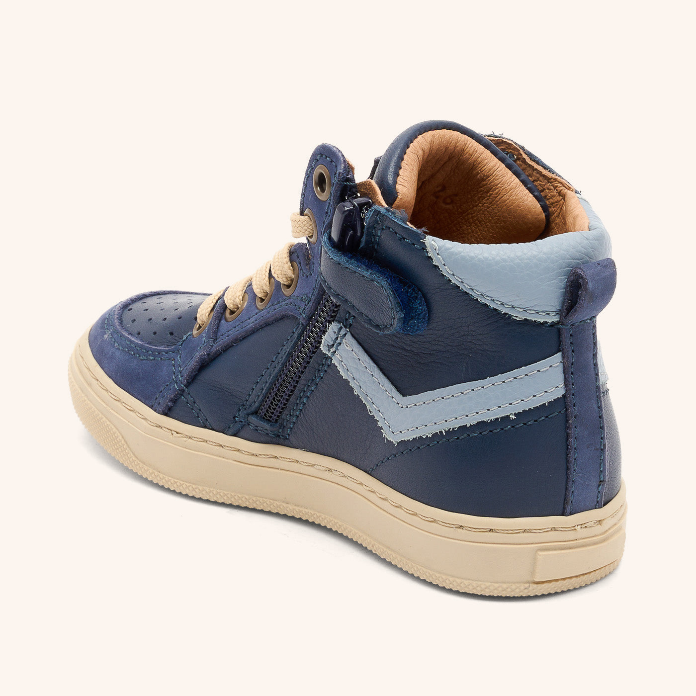 bisgaard-isak-sneaker-navy-kinderschuh-aus-naturleder-gr-e-26-40 image 2