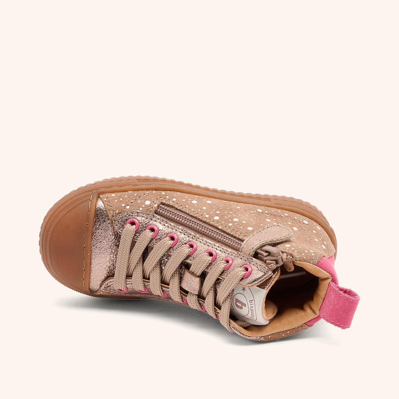 bisgaard-ryan-snow-stylischer-bergangssneaker-mit-hohem-schaft-aus-weichem-leder image 3