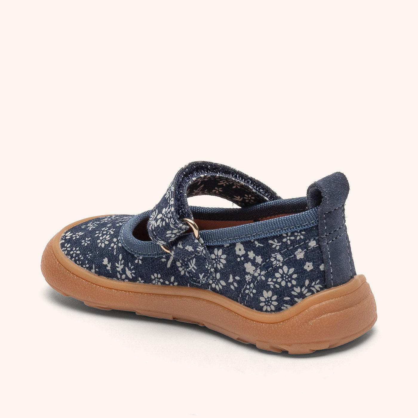 bisgaard-barefoot-ballet-wild-flower-blue-ballerina-hausschuh-f-r-kinder image 2