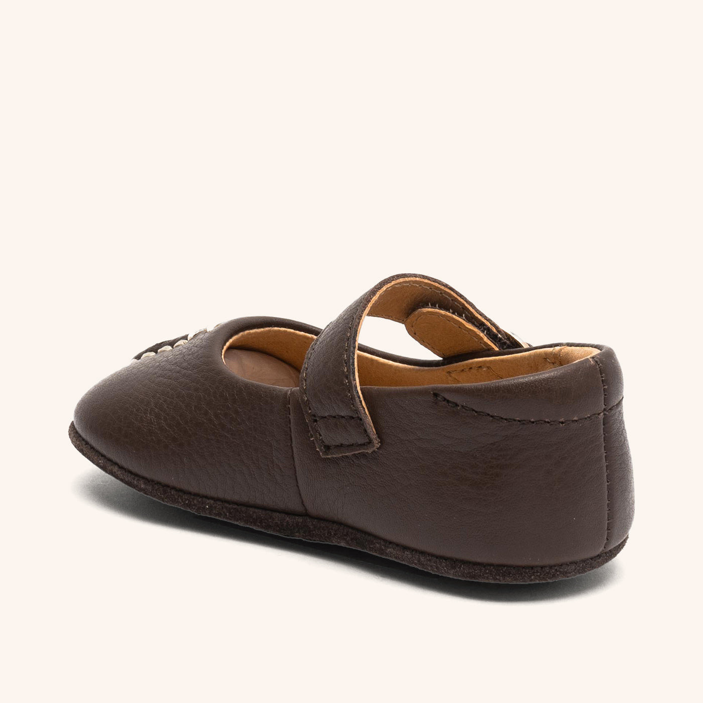 bisgaard-annabelle-dark-brown-ballerina-hausschuh-f-r-kinder-gr-18-25 image 2