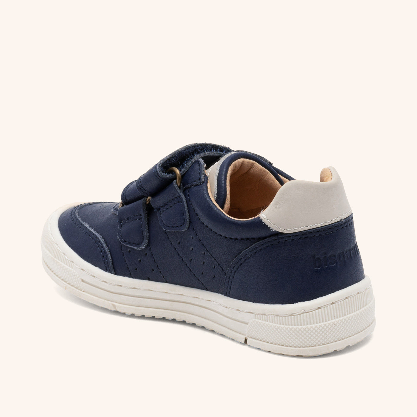 bisgaard-rob-sneaker-navy-atmungsaktiver-lederschuh-mit-gummisohle image 2