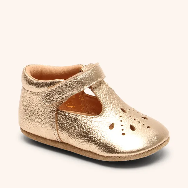 bisgaard-bloom-gold-hausschuhe-f-r-babys-und-kleinkinder-gr-e-18-25 image 1