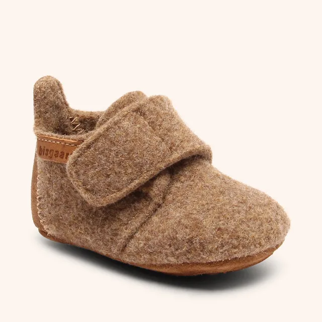 bisgaard-baby-wool-camel-hausschuh-aus-naturwolle-f-r-babys-und-kleinkinder image 1
