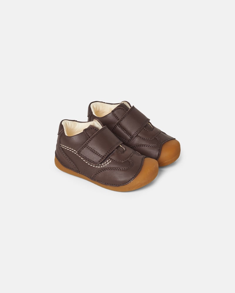 bundgaard-piccolo-barfu-lauflernschuh-dark-brown image 1