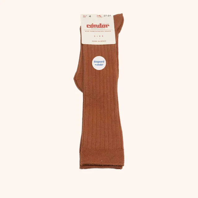 bisgaard-x-c-ndor-kniestr-mpfe-oxido-gerippte-baumwollsocken-f-r-babys-und-kinde image 1
