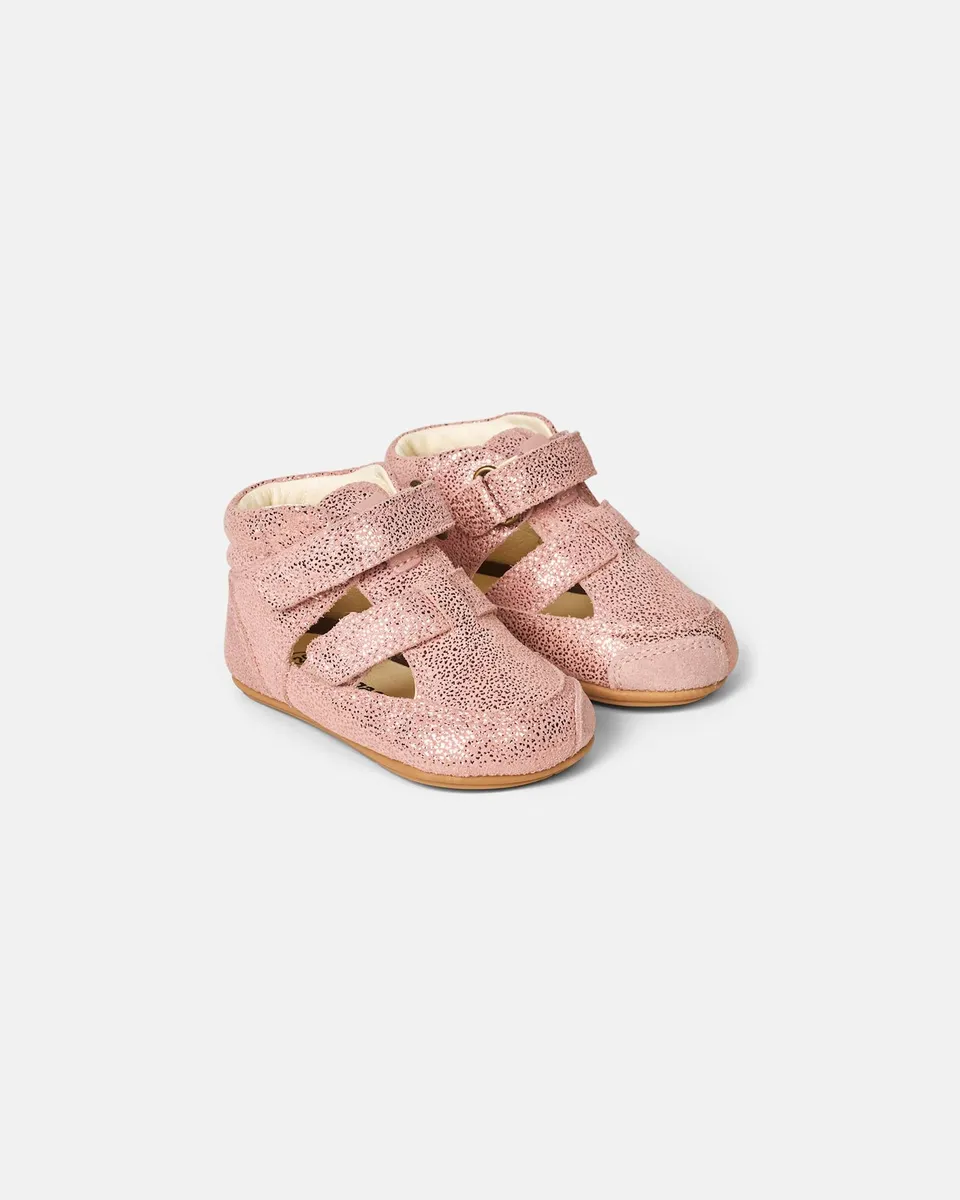 bundgaard-prewalker-summer-vintage-rose-glitter-lauflernsandale image 1