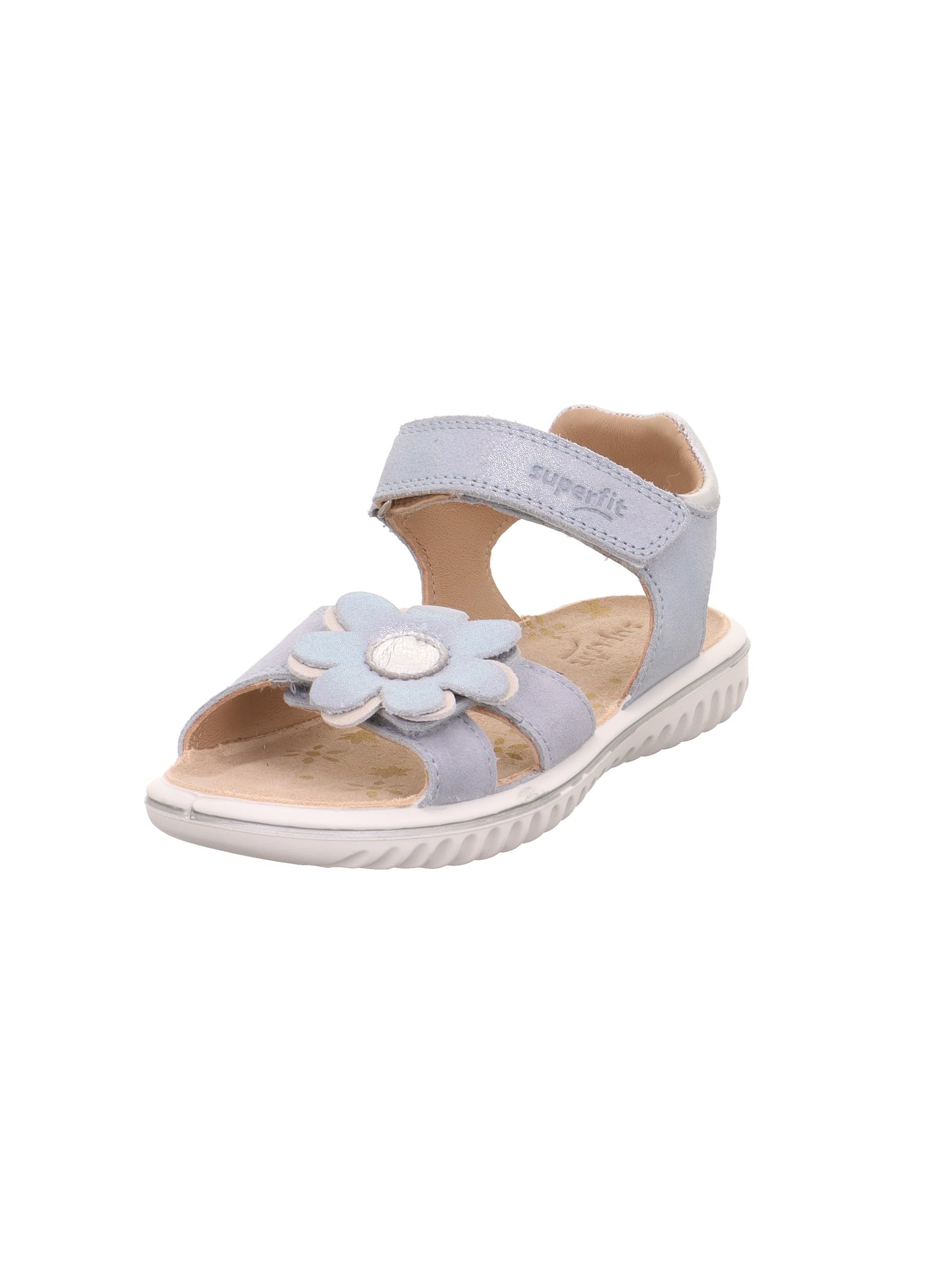 superfit-sparkle-m-dchen-sandale-veloursleder-blumen image 6