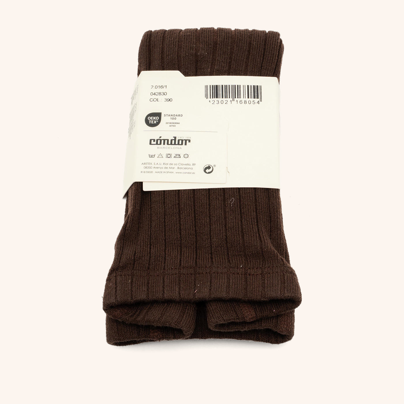 bisgaard-x-c-ndor-cotton-rib-tights-brown-gerippte-baumwoll-strumpfhose-f-r-baby image 2