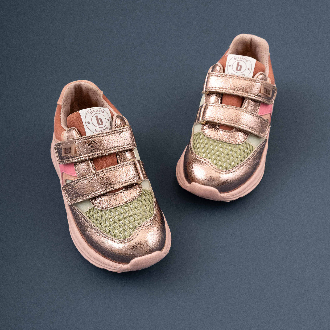 bisgaard-yuki-tex-glitter-sneaker-rose-gold image 5