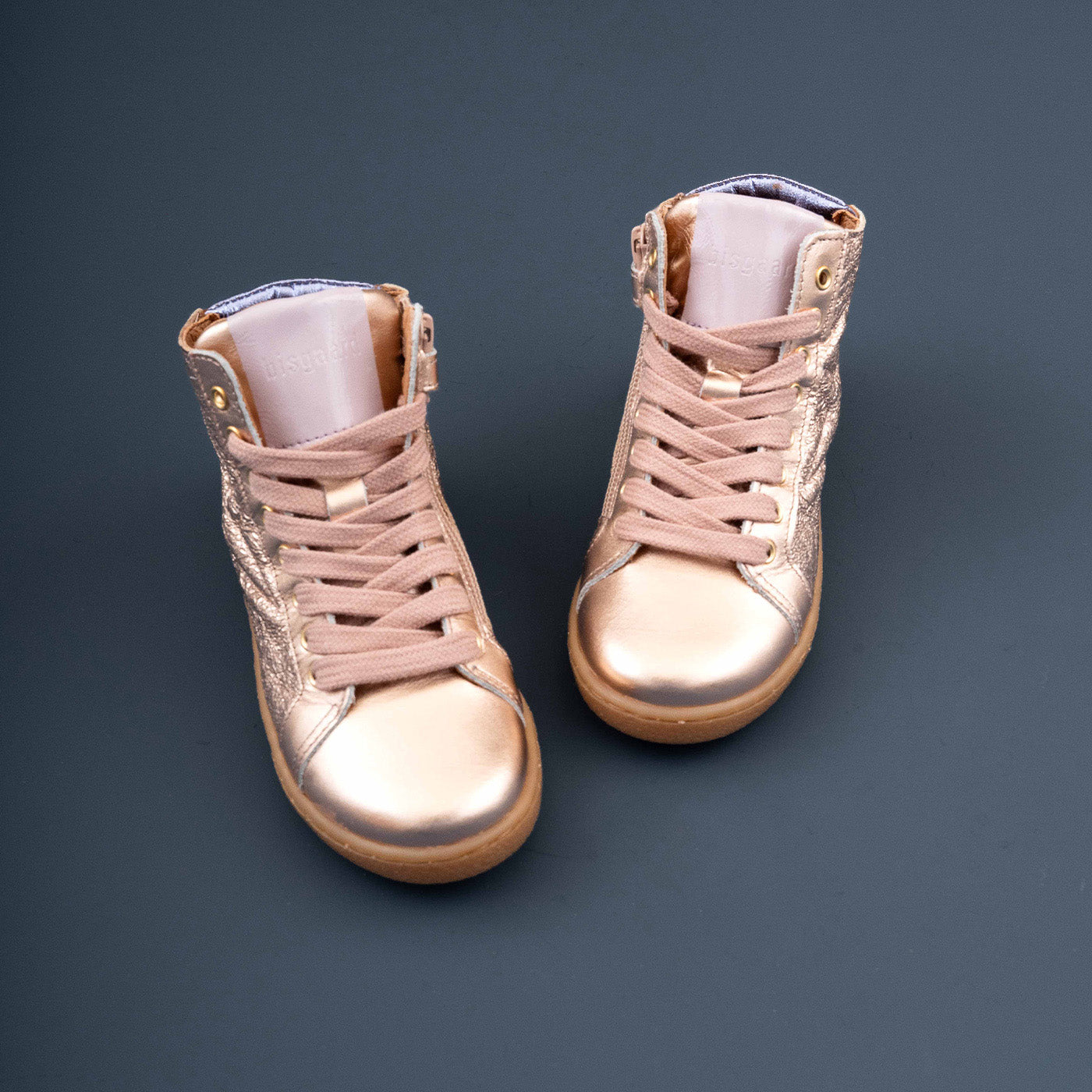 bisgaard-gaia-l-rose-gold-high-sneaker-femininer-ledersneaker-mit-verspielten-mu image 5