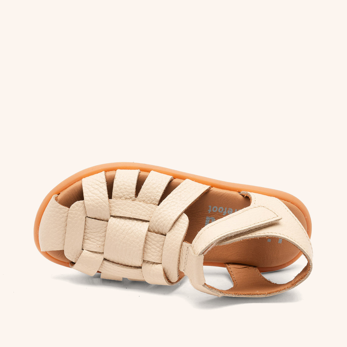 bisgaard-barefoot-alison-creme-barfu-sandale-mit-geschlossenem-zehenschutz-aus-v image 3