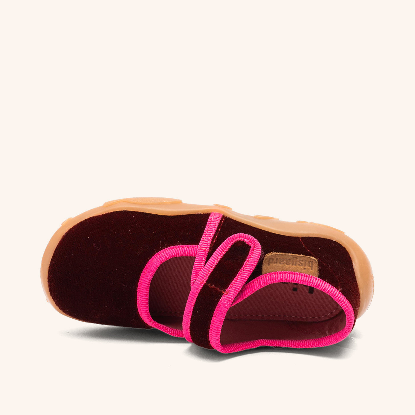 bisgaard-maddy-bordeaux-ballerina-hausschuh image 3