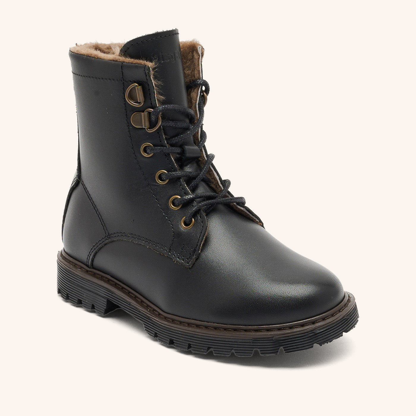 bisgaard-maia-lamb-winterstiefel-black-hoher-schaft image 1