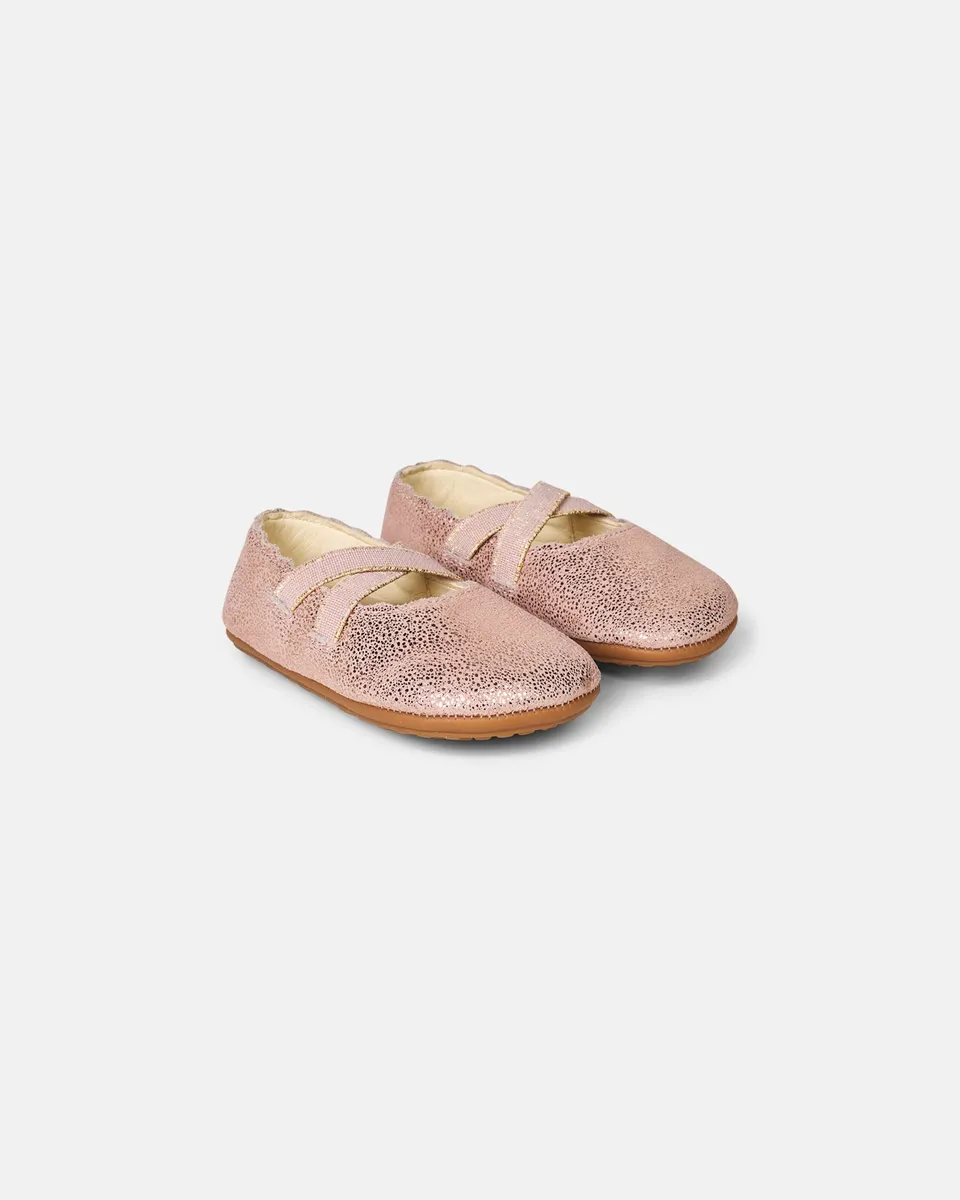 bundgaard-tamara-ballerina-hausschuh-vintage-rose-glitter image 1