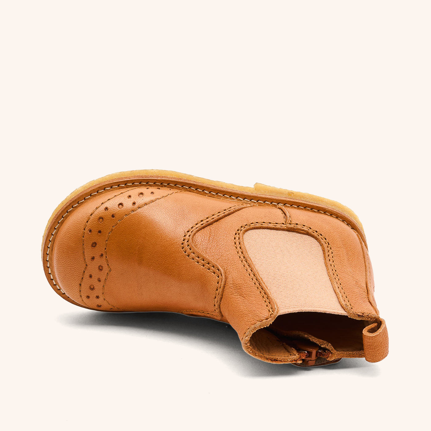bisgaard-sus-cognac-eleganter-lederstiefel-f-r-kleinkinder-aus-lwg-zertifizierte image 3