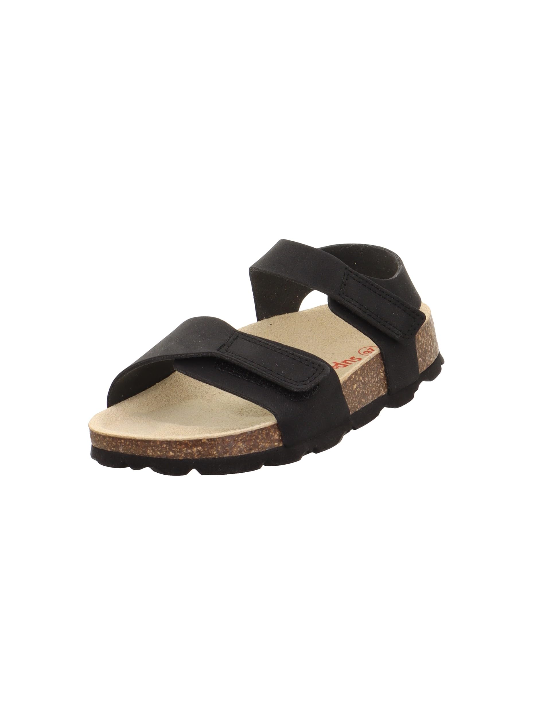 superfit-fussbettpantoffel-jungen-sandale-schwarz image 1