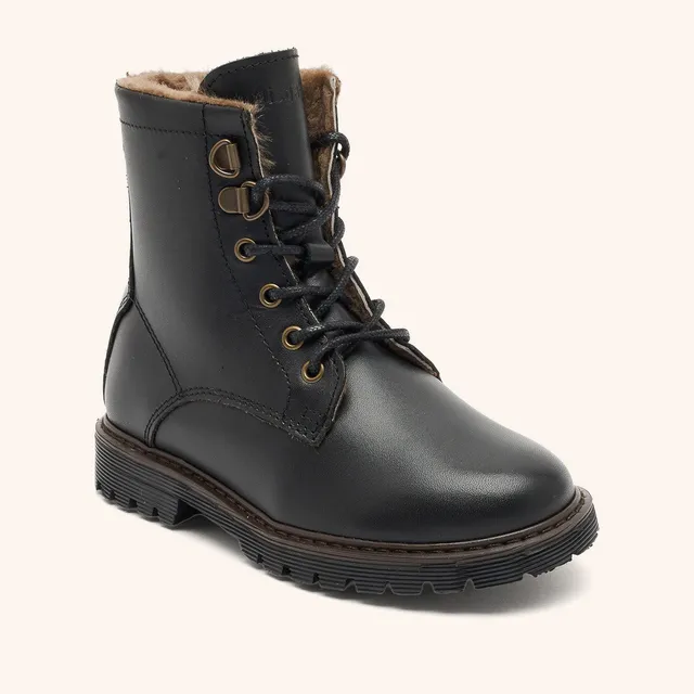 bisgaard-maia-lamb-winterstiefel-black-hoher-schaft image 1
