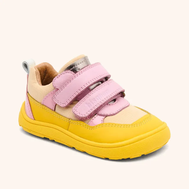 bisgaard-barefoot-elroy-barfu-sneaker-lemon-textil-leder image 1