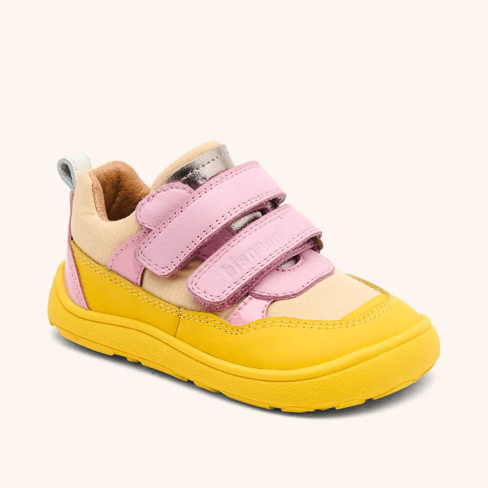 bisgaard-barefoot-elroy-barfu-sneaker-lemon-textil-leder image 1