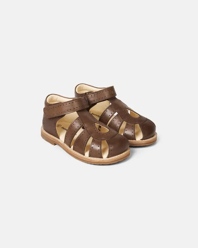 bundgaard-paula-dark-brown-ledersandale-m-dchen image 1
