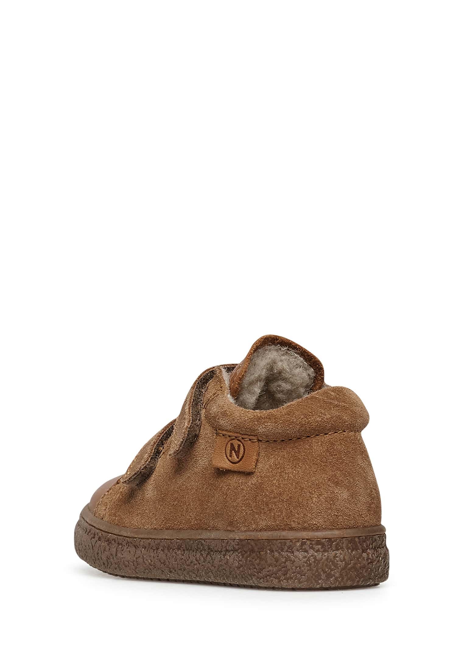 naturino-sneaker-mit-wollfutter-cognac-26-wildleder-klett-sneaker-strukturierte- image 4