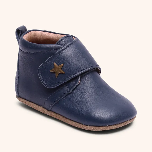 bisgaard-baby-star-navy-klassische-hausschuhe-f-r-babys-und-kleinkinder image 1