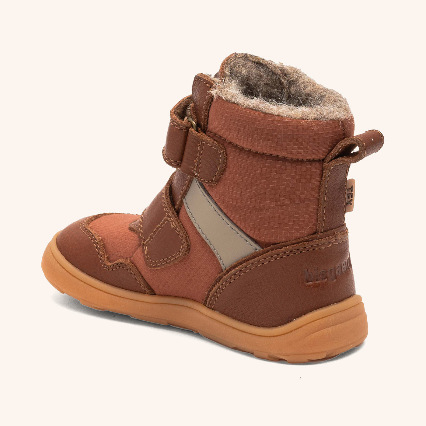 bisgaard-barefoot-timo-tex-barfu-winterstiefel-brown image 2