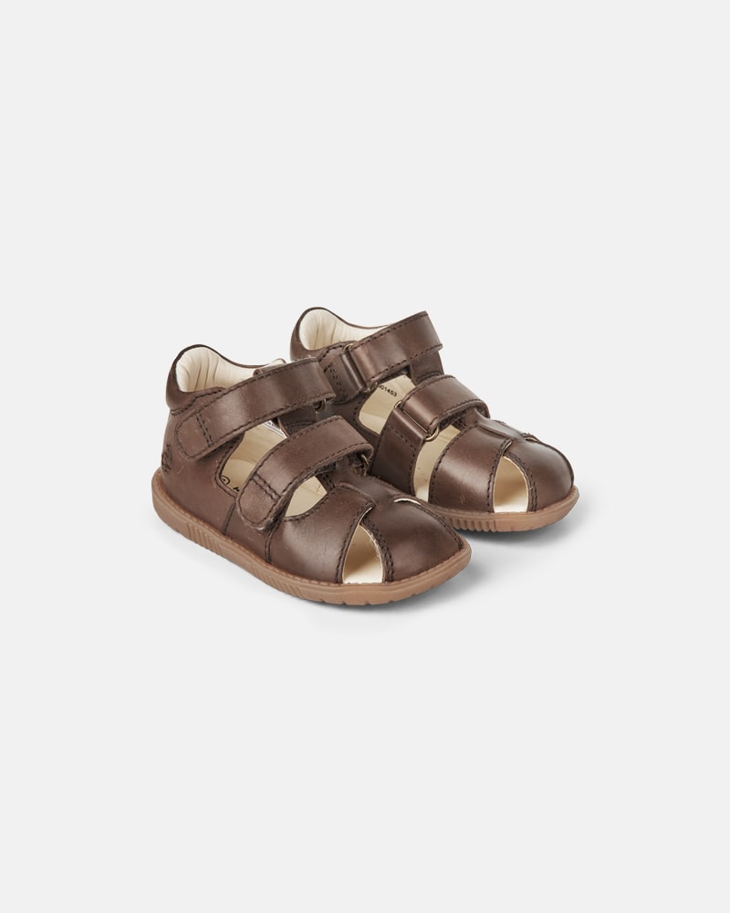 bundgaard-ranjo-dark-brown-sandale-leder-klett image 1
