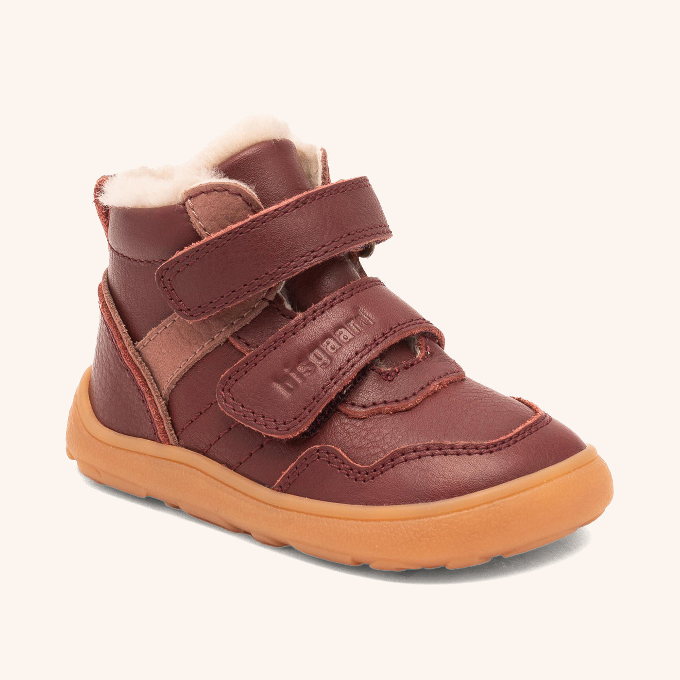 bisgaard-barefoot-becky-lamb-bordeaux-winter-barfu-schuh-mit-lammfellfutter image 1