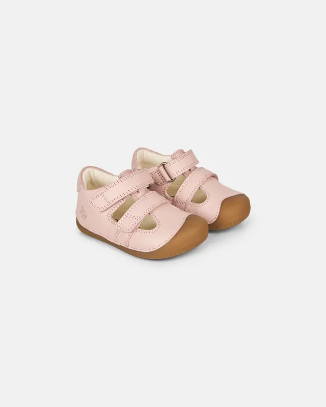 bundgaard-petit-summer-old-rose-sandale-barfu-lauflernsandale-leder image 1
