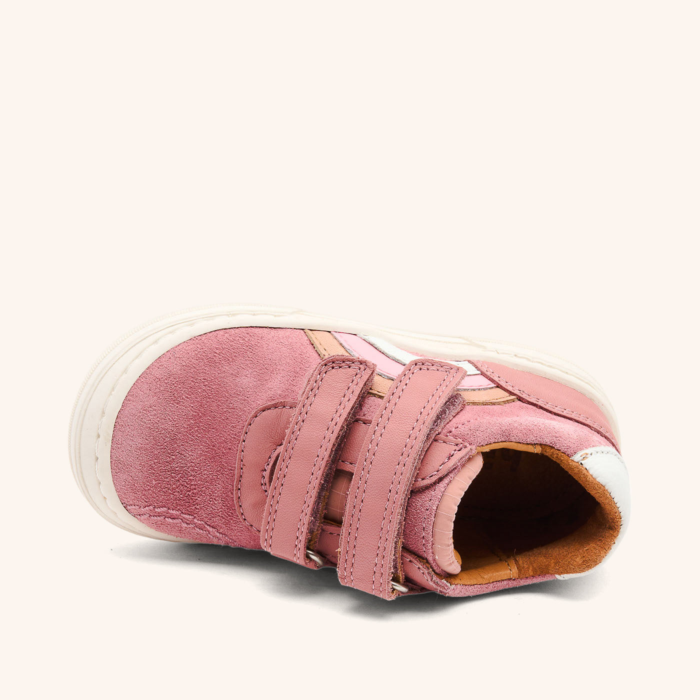 bisgaard-rainbow-low-sneaker-klett-rose image 3