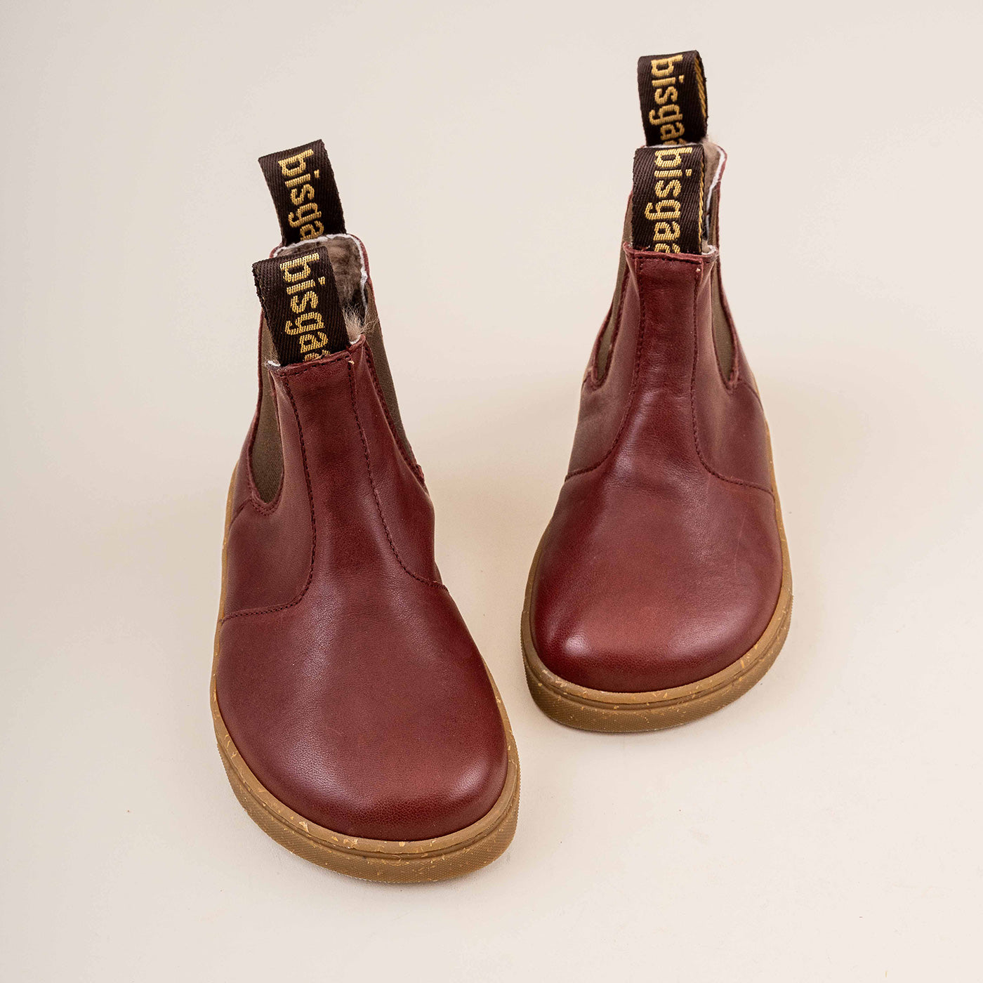 bisgaard-barefoot-ene-lamb-bordeaux-barfu-chelsea-stiefel-aus-qualit-tsleder image 5