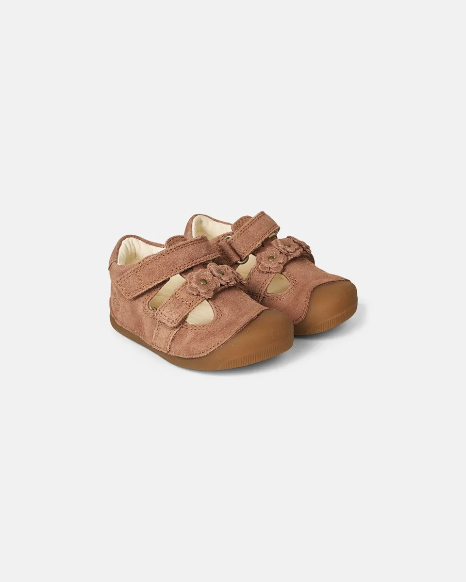 bundgaard-petit-summer-flower-lauflern-sandale-toffee image 1