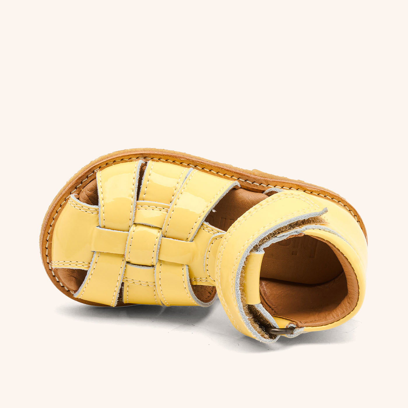 bisgaard-ami-sandale-butter-geflochtene-ledersandale-f-r-kinder image 3