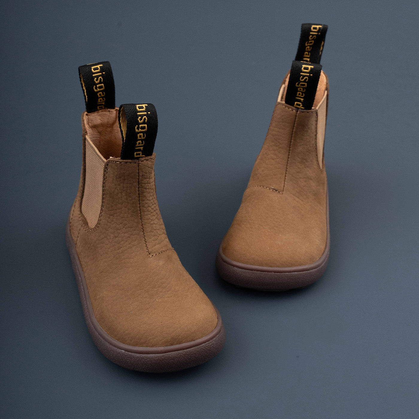 bisgaard-barefoot-bruno-lederstiefel-khaki image 5