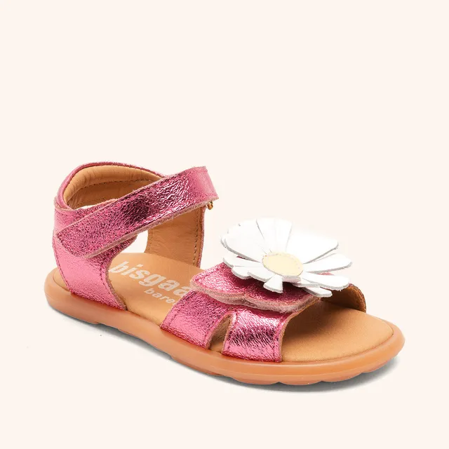 bisgaard-barefoot-oya-sandale-pink-metallic image 1