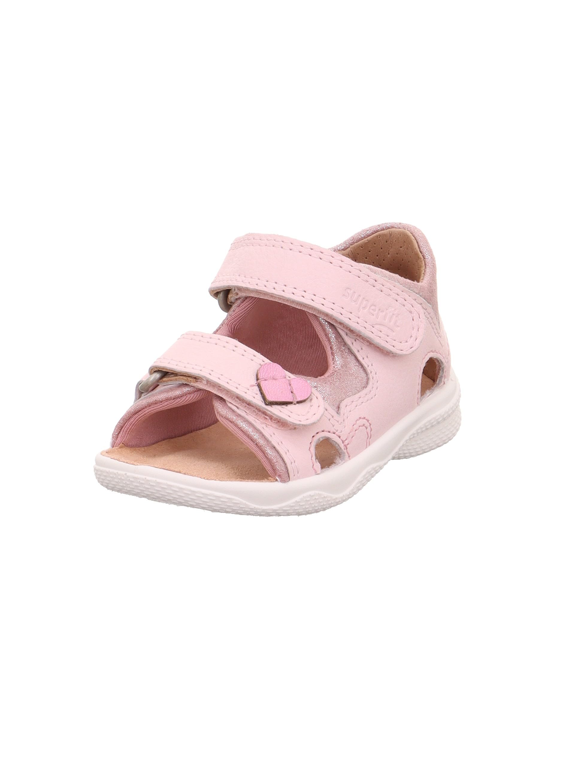 superfit-polly-lauflern-sandale-m-dchen-velours-herz-design image 1
