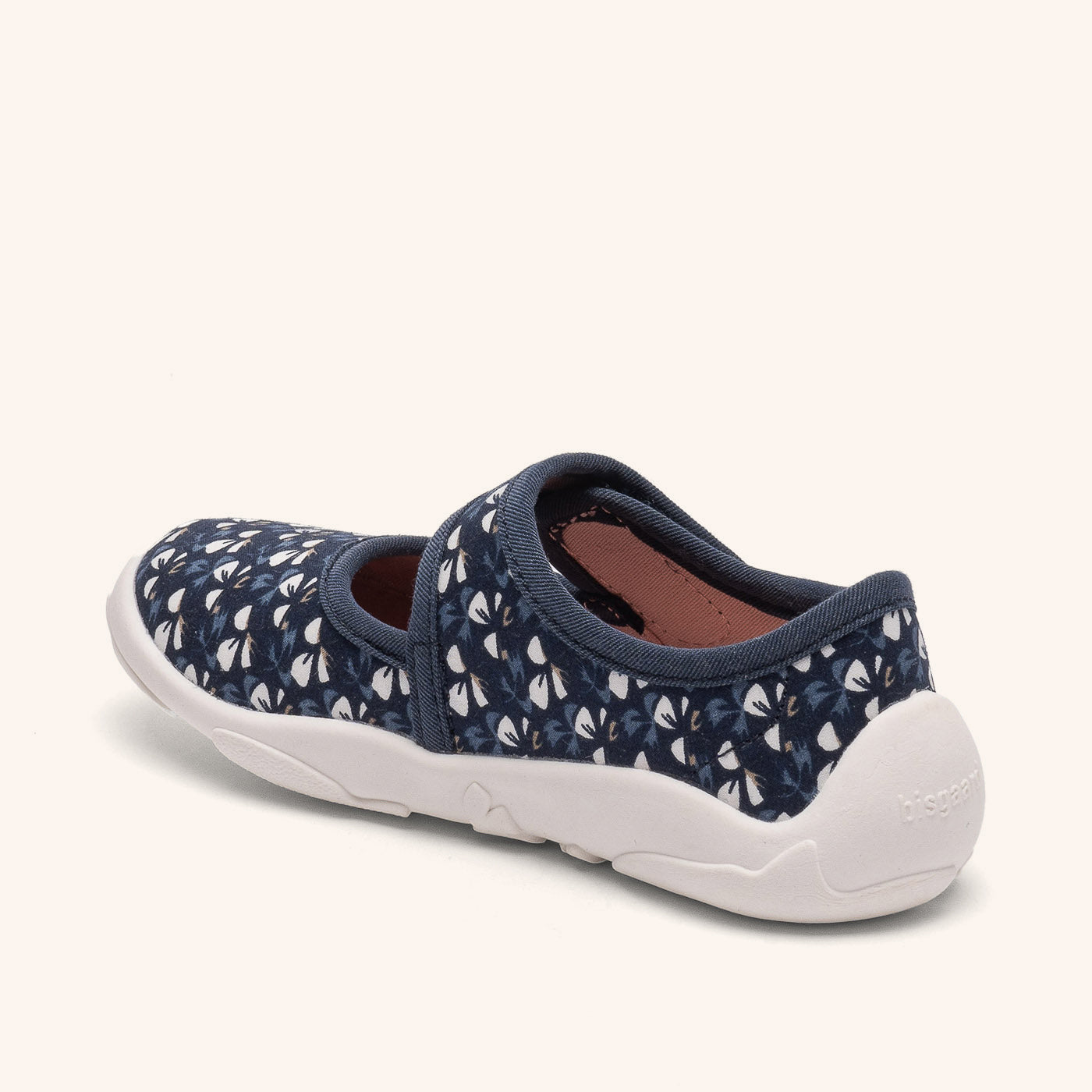 bisgaard-maddy-wild-flower-blue-ballerina-hausschuh-f-r-kinder image 2