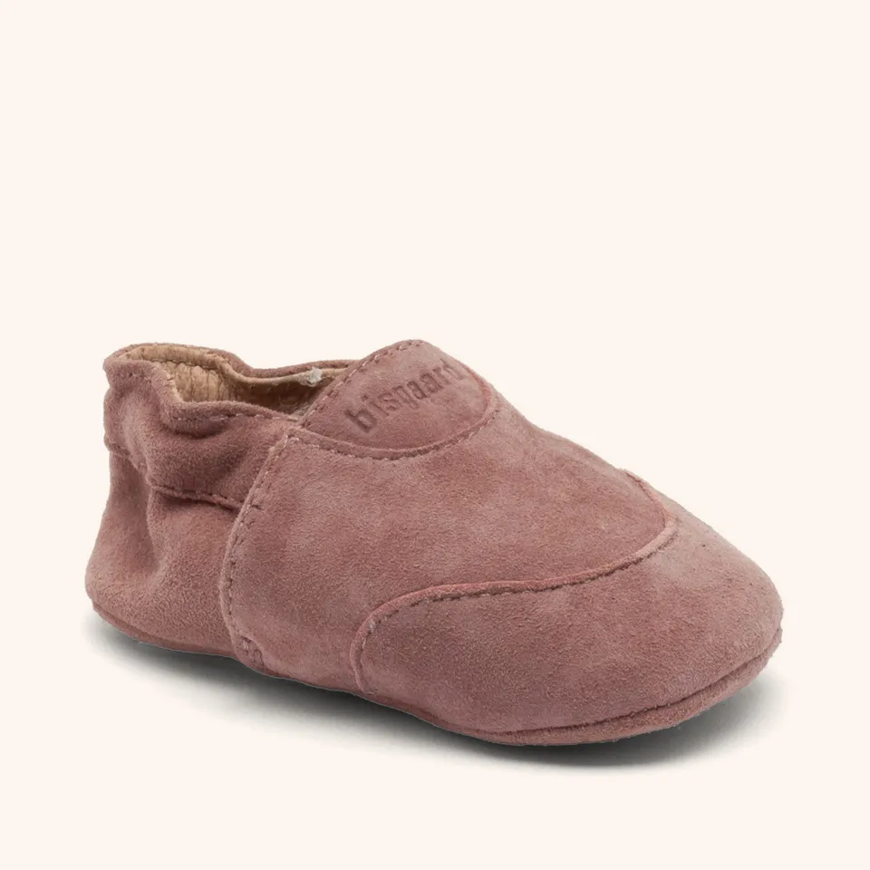 bisgaard-newborn-krabbelschuhe-dusty-rose-wildleder-f-r-neugeborene-und-babys-gr image 1