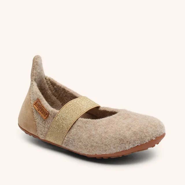bisgaard-ballet-wool-ballerinas-wollslipper-nougat image 1