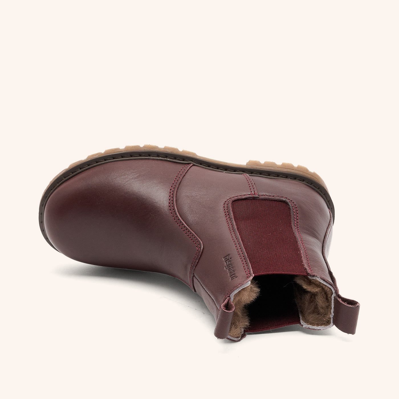 bisgaard-neel-lamb-winterstiefel-bordeaux-lammfell-gef-ttert image 3