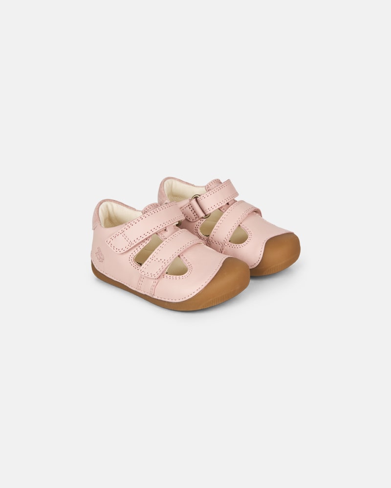 bundgaard-petit-summer-old-rose-sandale-barfu-lauflernsandale-leder image 1