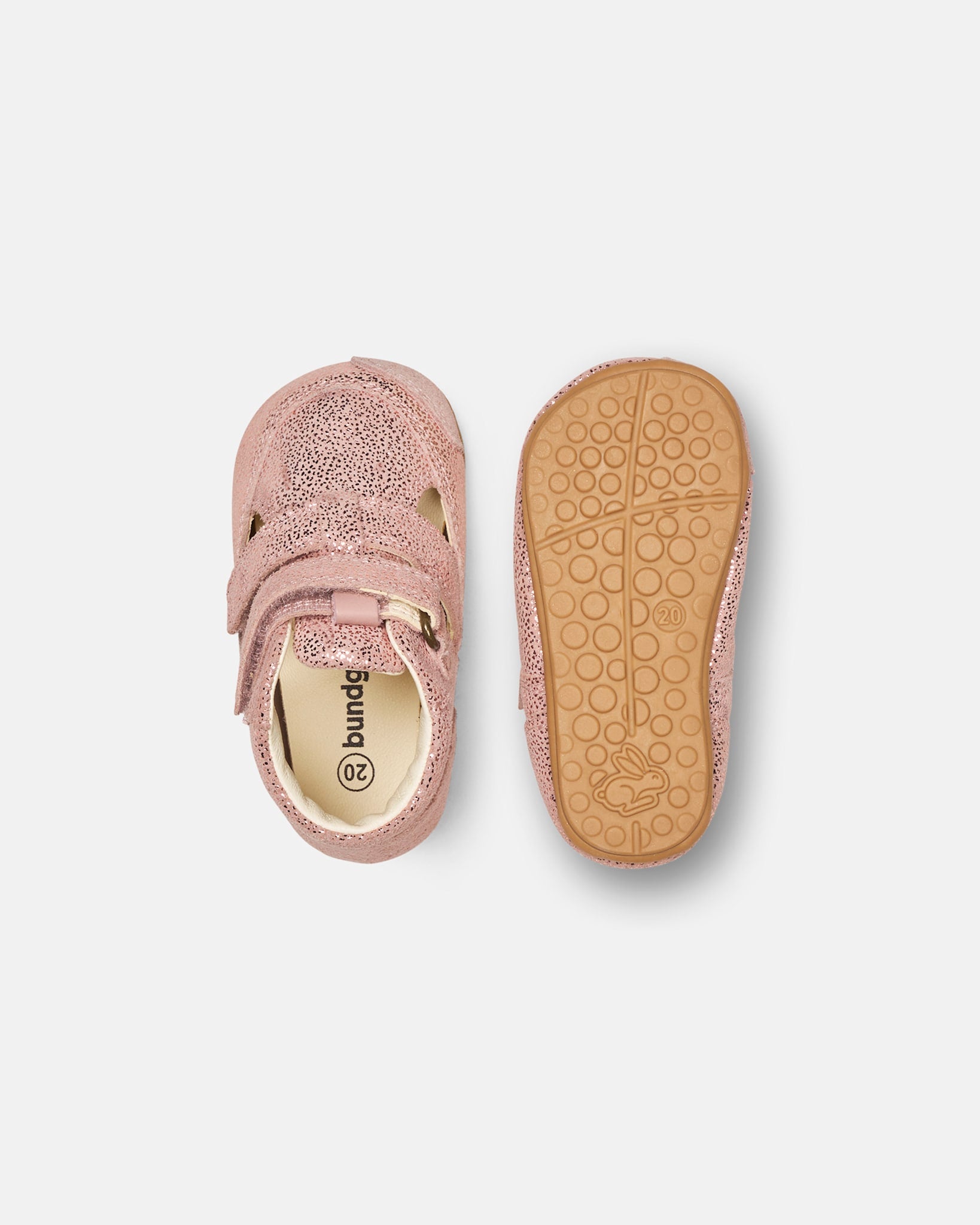 bundgaard-prewalker-summer-vintage-rose-glitter-lauflernsandale image 2