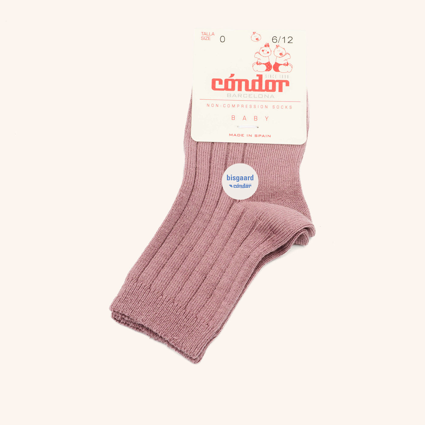 bisgaard-x-c-ndor-cotton-rib-short-socks-iris-kurzsocken image 1