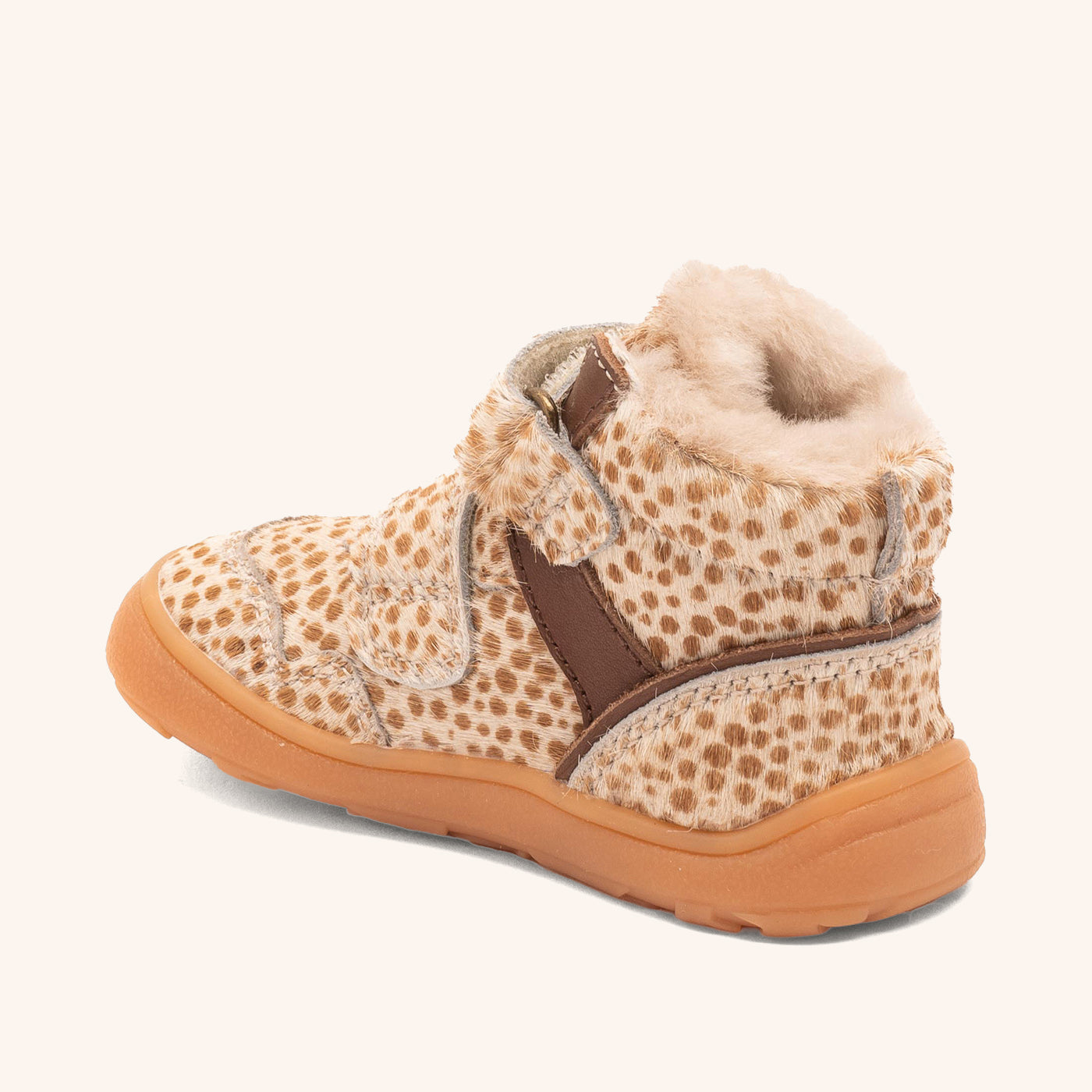 bisgaard-barefoot-becky-lamb-winter-barfu-schuh-brown-dots image 2