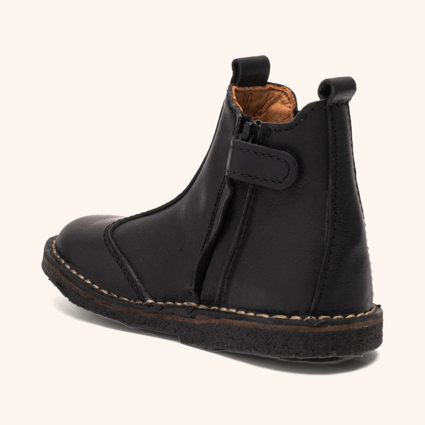 bisgaard-nohr-chelsea-stiefel-black-mit-kreppsohle image 2