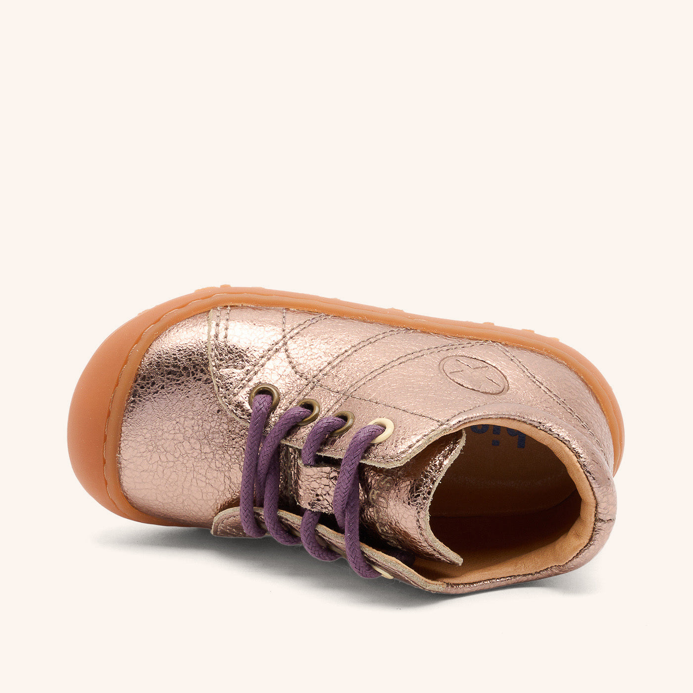 bisgaard-hale-l-rose-gold-lauflernschuh-in-glitzer-optik-f-r-m-dchen-gr-e-19-26 image 3