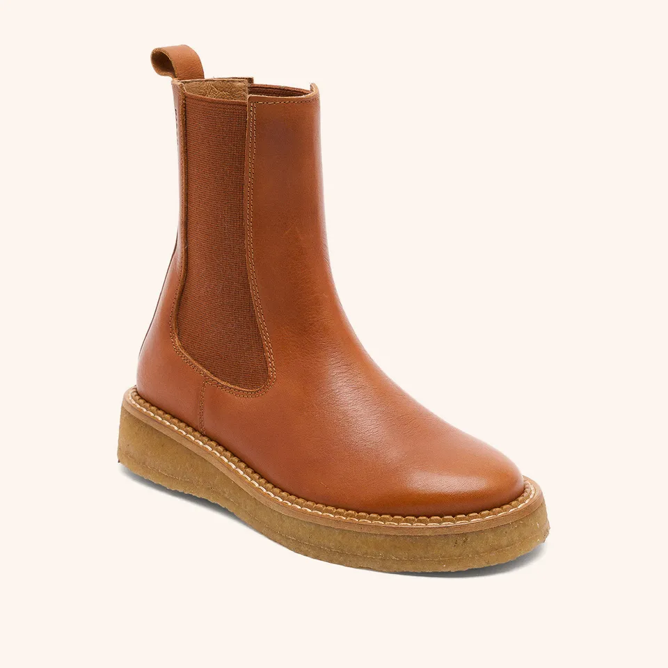 bisgaard-naya-cognac-eleganter-stiefel-mit-crepe-sohle-f-r-kinder-gr-28-40 image 1