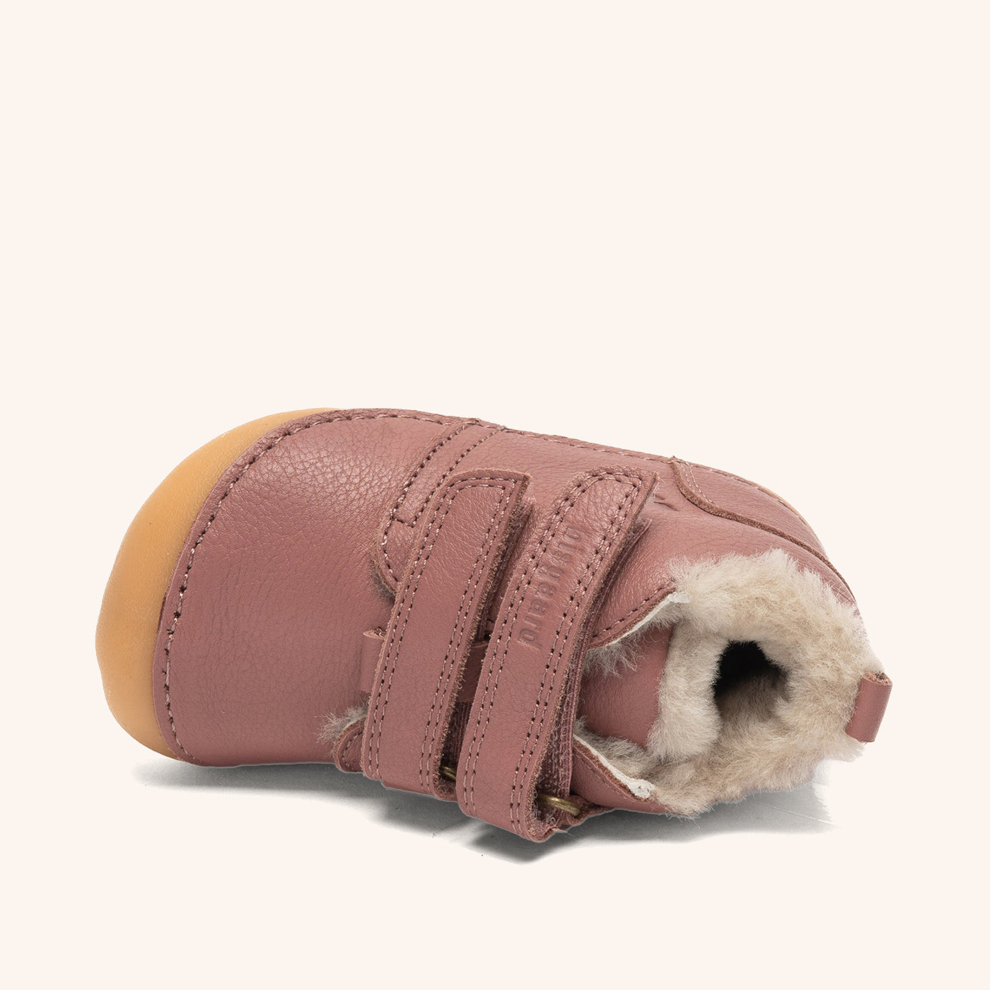 bisgaard-barefoot-carter-lamb-heather-barfu-lauflernschuh-lammfell image 3