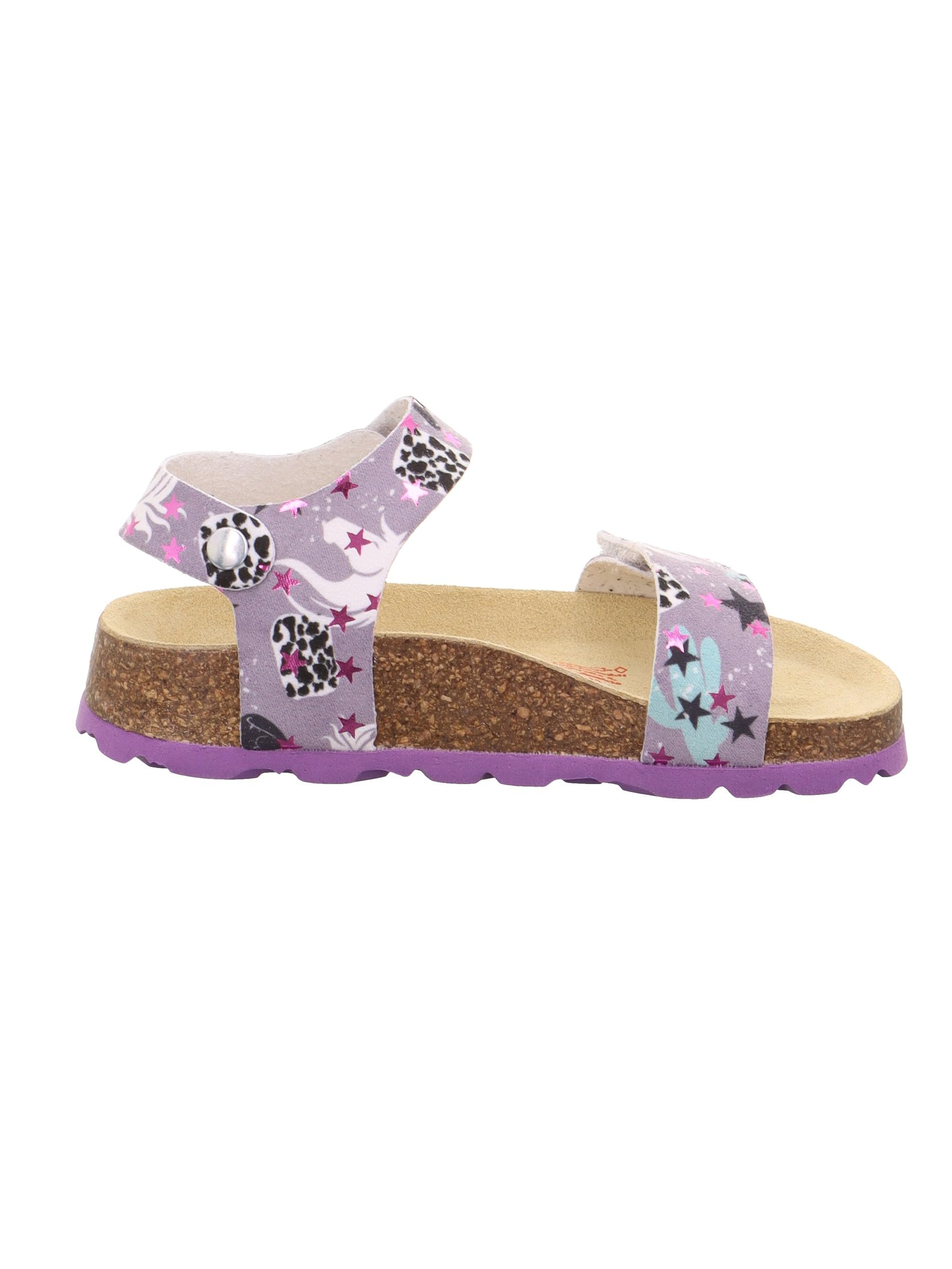 superfit-fu-bettpantoffel-m-dchen-lila-mehrfarbig-8520 image 5